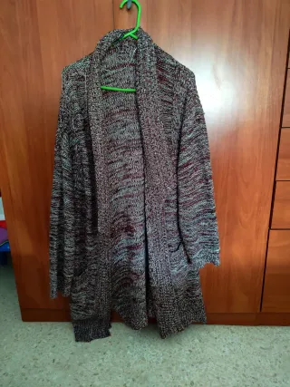 Chaqueta tejida multicolor