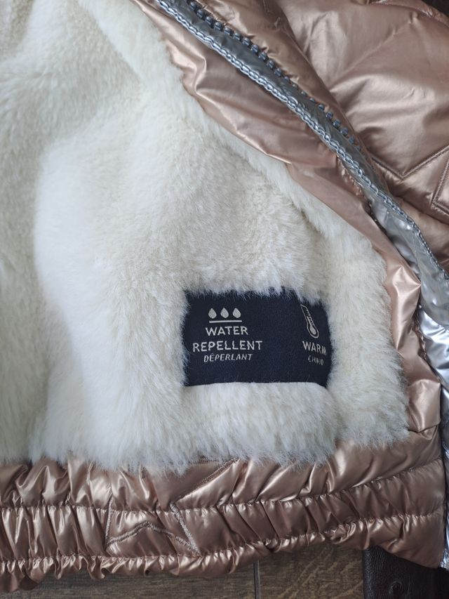 Plumas IKKS estrellas rosa talla 5 años