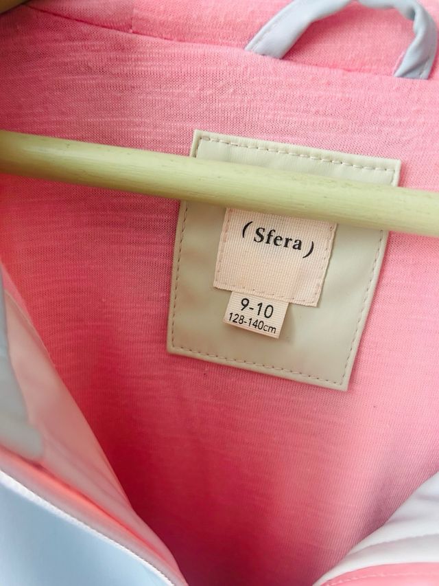 Chubasquero niña capucha multicolor