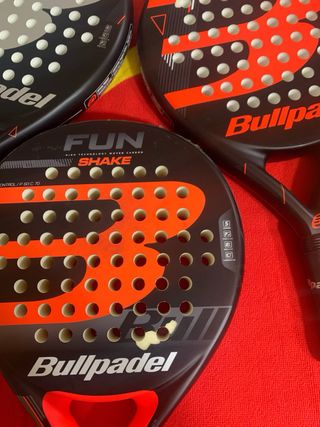 3 Palas de pádel Bullpadel