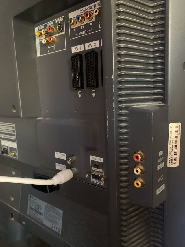 Televisión LG Negra