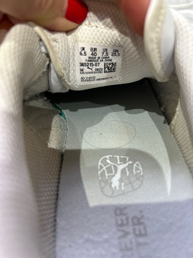 Zapatillas Puma Blancas Talla 40