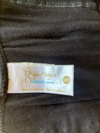 Faja Maylú Negra Talla 3XS