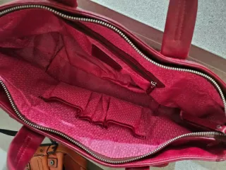 Bolso Tous Piel Rojo Mano/Colgar