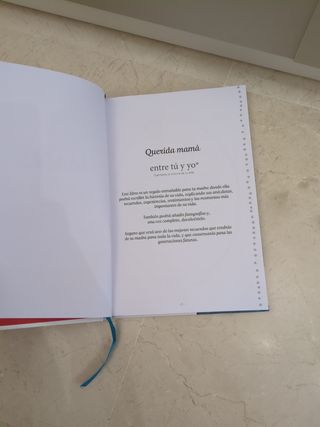 Libro Querida mamá - entre tú y yo