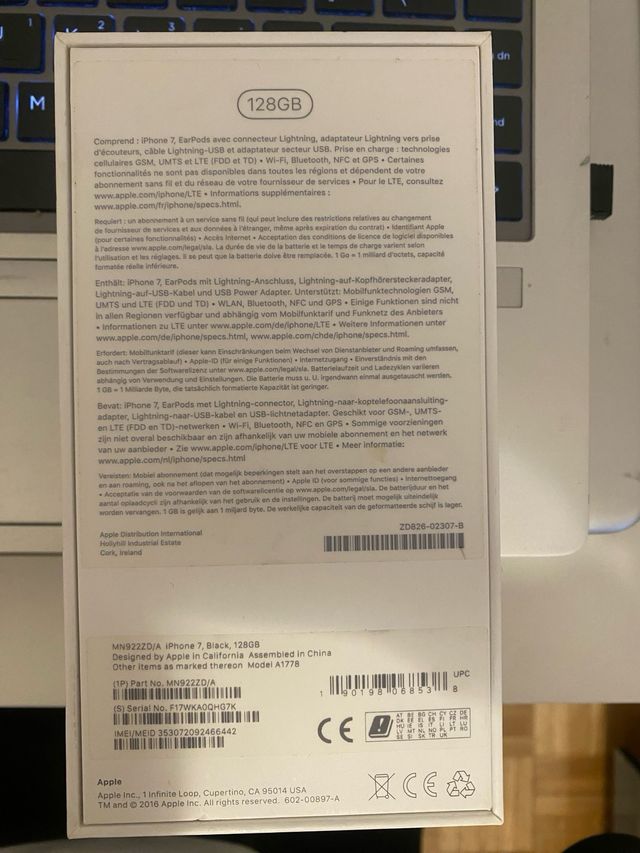 Custodia per iPhone 7 da 128 GB