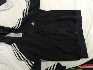 Sudadera Adidas Negra Cremallera Talla M