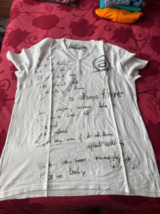 Camiseta Desigual Blanca Talla M