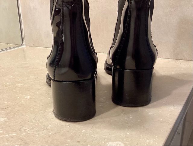 Botines Piel Negro Talla 39