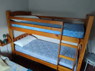 Litera Madera de Pino 90cm