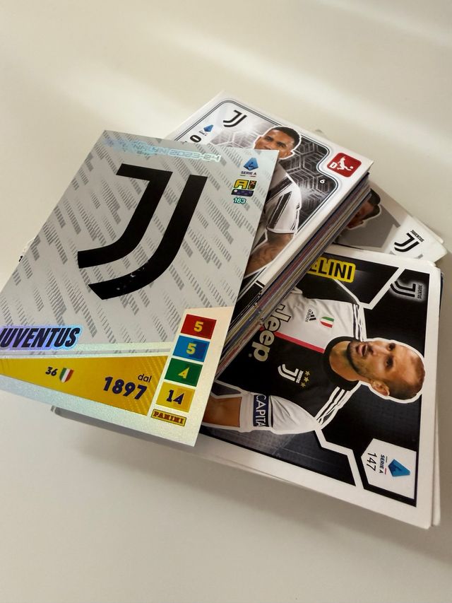 Carte Juventus Adrenalyn XL vari anni