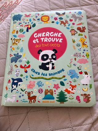 libro Busca y encuentra los animales (en francés)