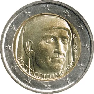 2 Monedas 2€ Italia Conmemorativas 2013-2019