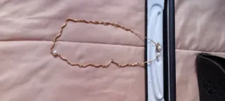 Conjunto Gargantilla y Pendientes Perlas Oro