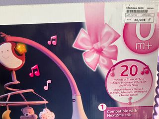 Cuna antigua restaurada con colchón antiahogo