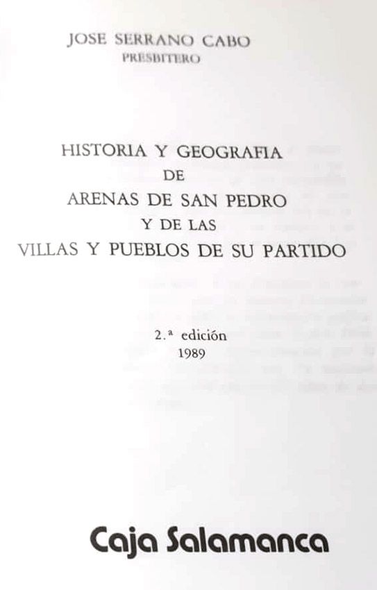 Historia y Geografía de Arenas de San Pedro