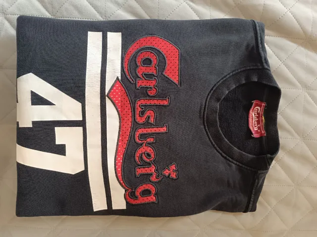 Felpa Carlsberg nera con numero 47