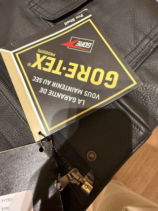 Chaqueta Cuero Impermeable Avirex Gore-Tex Mujer