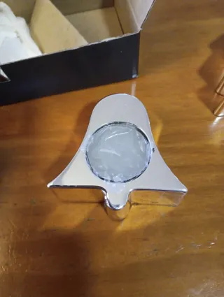 Portavelas Navidad (estrella, árbol, campana)