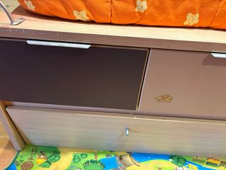 Cama nido con 2 camas y 4 cajones