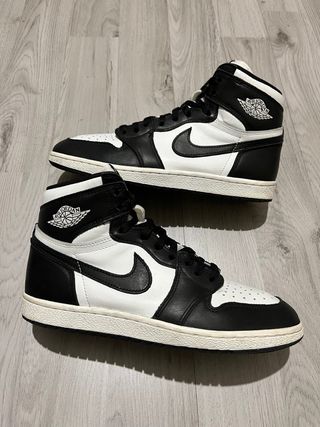Air Jordan 1 High '85 Black White Taglia 43