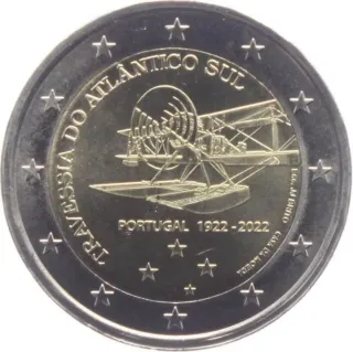 2 Monedas Portugal 2007-2022 Conmemorativa