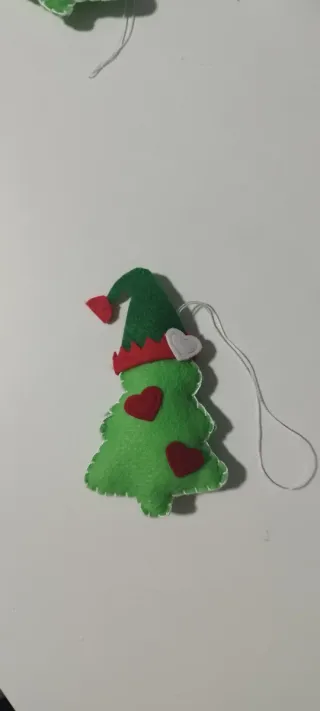 Adorno Navideño Árbol de Navidad Hecho a Mano
