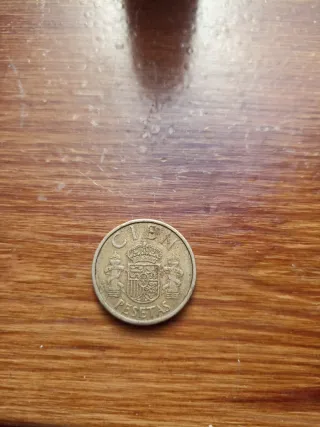 Moneda 100 Pesetas Rey juanCarlos I Rey 1985