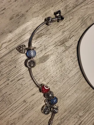 Pulsera Pandora Plata con charms