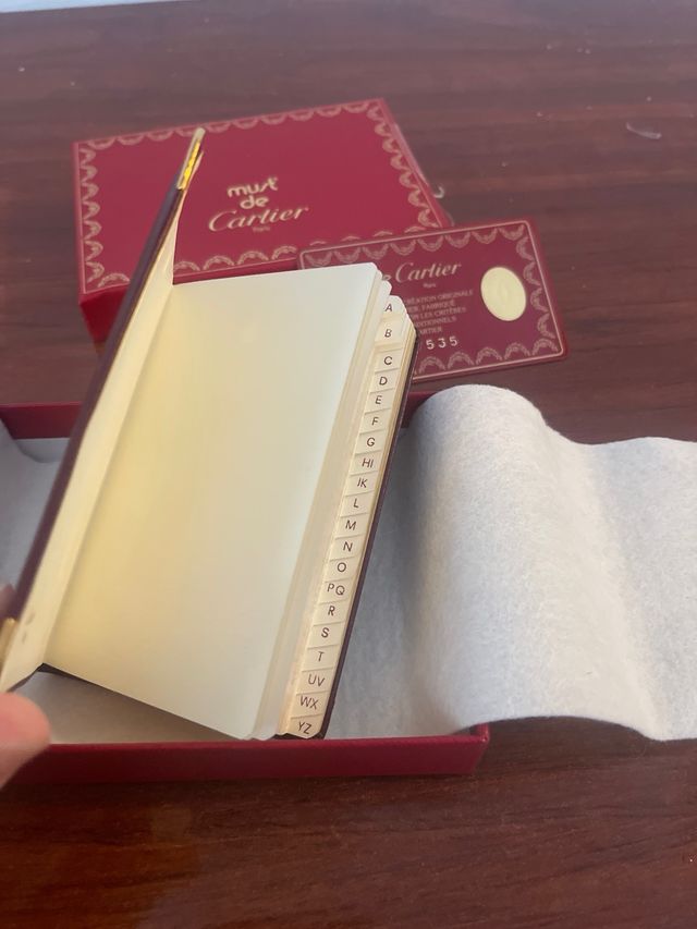 Agenda Cartier Must de Cartier