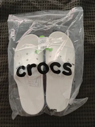Sandalias Crocs Blancas Talla 46/47 Nuevas