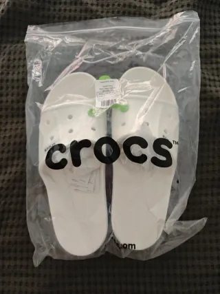 Sandalias Crocs Blancas Talla 46/47 Nuevas