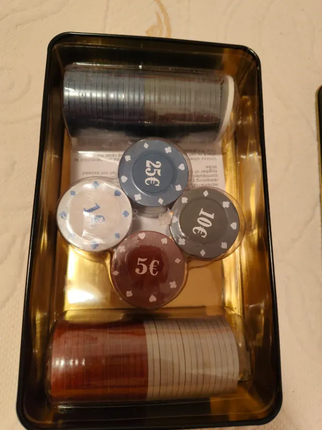 Gioco di poker professionale da 100 fiches