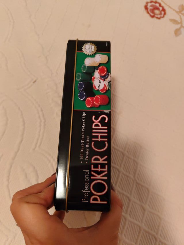 Gioco di poker professionale da 100 fiches