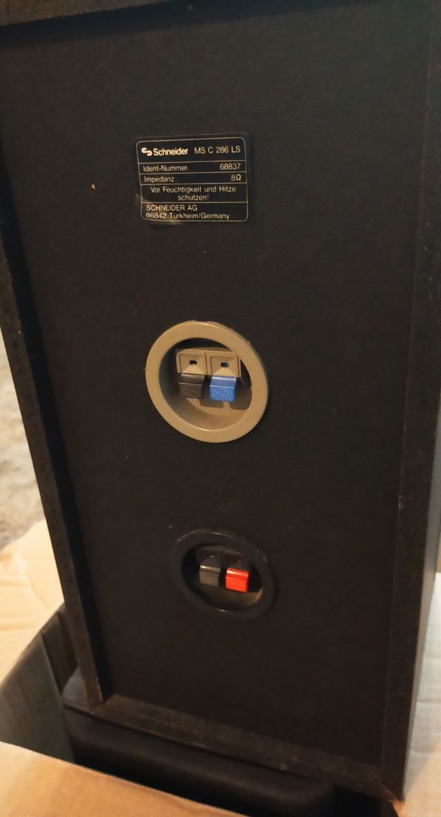 Pareja Altavoces Schneider MS C 286 LS