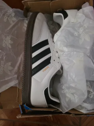 Adidas Samba Sapatilhas Preto e Branco
