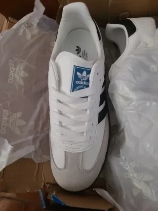 Adidas Samba Sapatilhas Preto e Branco