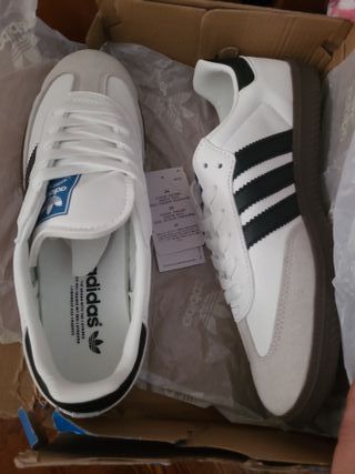 Adidas Samba Sapatilhas Preto e Branco