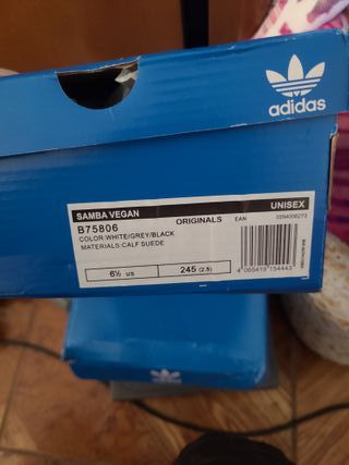 Adidas Samba Sapatilhas Preto e Branco