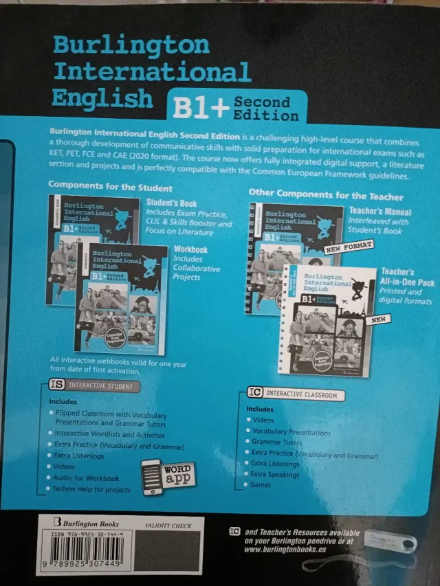 Burlington International Eng B1+ Ej 2ed