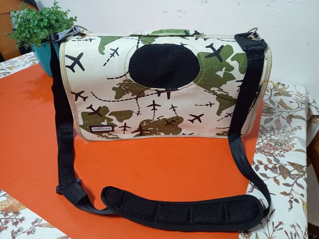 Bolsa Viaje Mascota Noblezq deseño Mapa Aviones