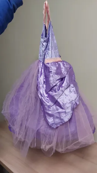 DISFRAZ Vestido PRINCESA T. 3-4