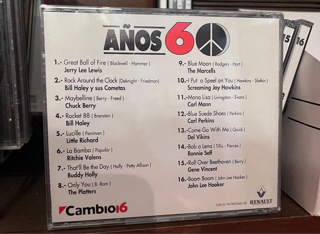 Lote 16 CDs Música Años 60