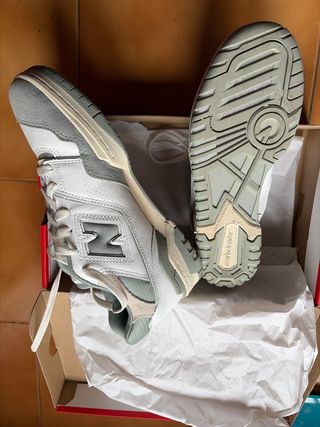 New Balance 550 Talla 41.5 EU Gris/Blanco