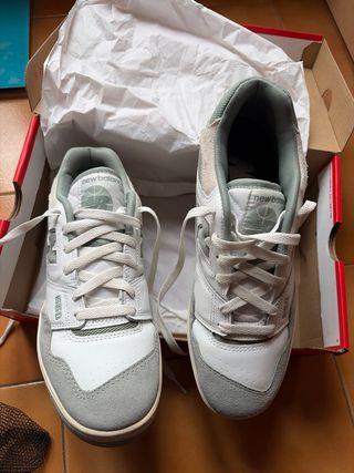 New Balance 550 Talla 41.5 EU Gris/Blanco