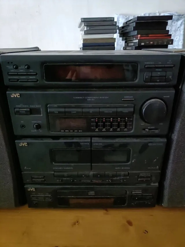 Mini cadena JVC vintage