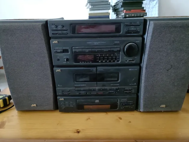 Mini cadena JVC vintage