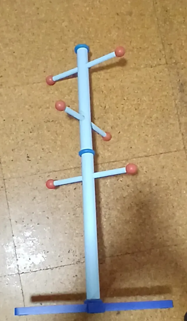 Perchero infantil azul 80cm