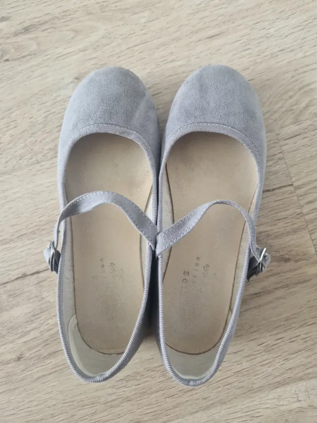 Lote Merceditas T.32-33 (Gris, Beige, Azul)