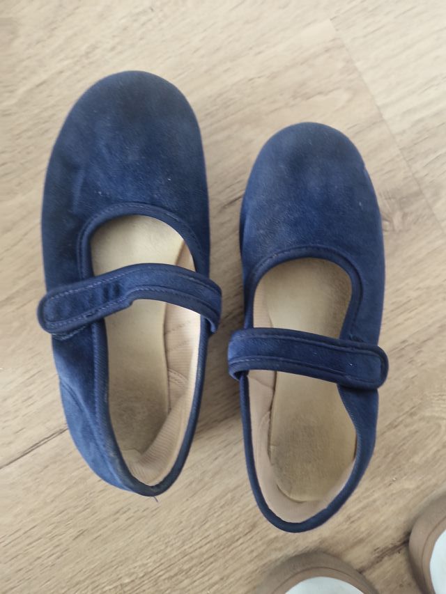 Lote Merceditas T.32-33 (Gris, Beige, Azul)